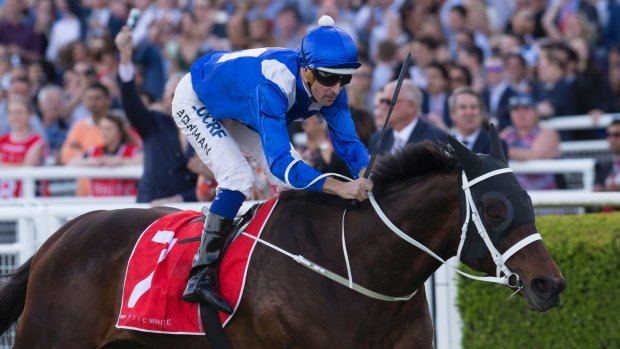 Little bit of drama: Hugh Bowman is learning to win in different styles on board Winx.