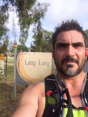 Ryan Sandeman wanted to do something to help motor-neurone sufferers. So he ran from Canberra to Melbourne.