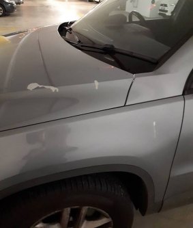Police have charged a man with malicious damage after he allegedly poured an acid-like substance on parked cars in Sydney's north-west.