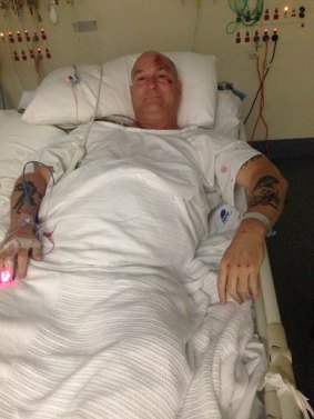 Michael Smart spent months recovering after a nine millimetre bullet lodged in his head during the shooting in Pyrmont.