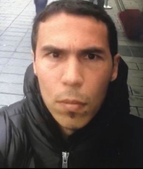 The man believed to be the Istanbul nightclub attacker, in a photo obtained after the deadly shooting. 