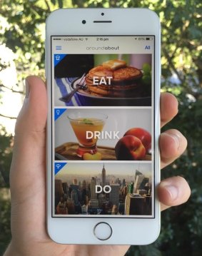 Aroundabout works to connect you to things to eat, drink and do around your city.