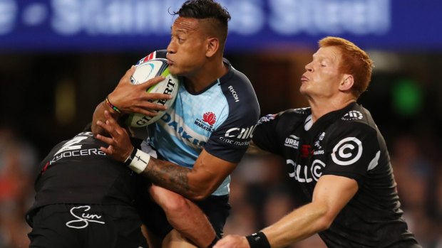 Test: Israel Folau has until the Waratahs' round-eight bye to show his best at No.13. 