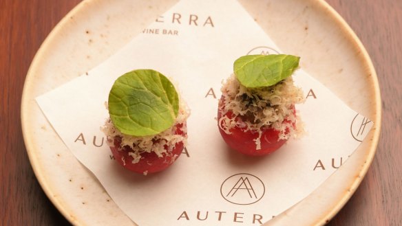 Walnut-filled radish is a sneaky snack star.