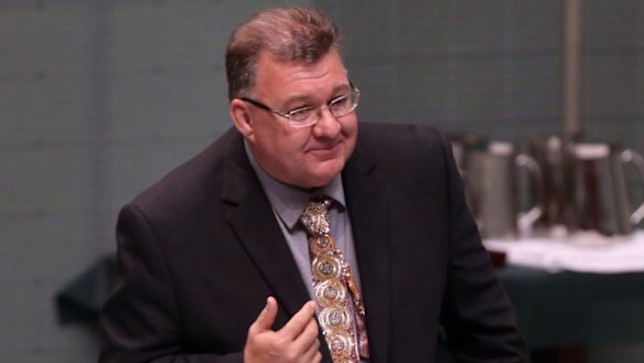 Liberal MP Craig Kelly handed out flyers containing his wish "to contribute to a Coalition government under Tony Abbott:.