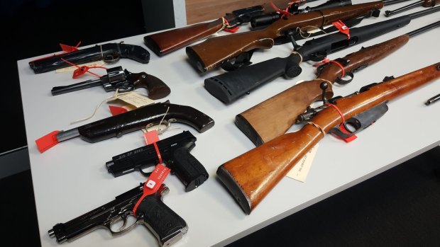 Police seized 20 firearms in a 15-month-long operation.