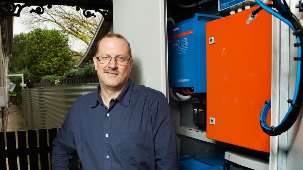 Simon Hackett has installed Redflow batteries at his Adelaide business park and home as a vote of faith in the technology.