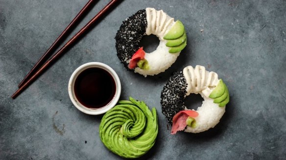 Sushi doughnuts 