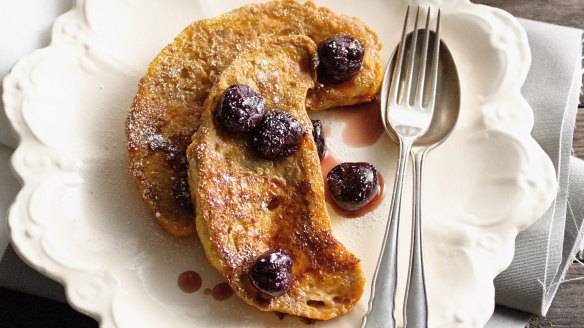 Transform stale croissants into french toast.