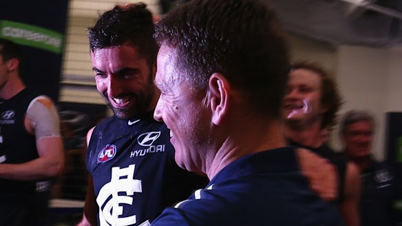 Blue heaven for proud coach, but Bolton's under no illusions