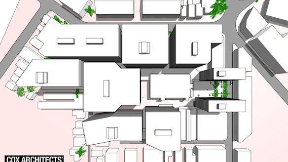Cox Architects has drawn up the West Village plans as originally approved by Brisbane City Council. 