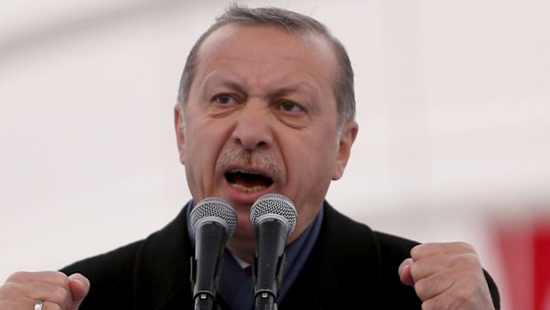 Turkish president Recep Tayyip Erdogan