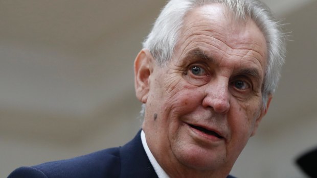 Czech Republic President Milos Zeman