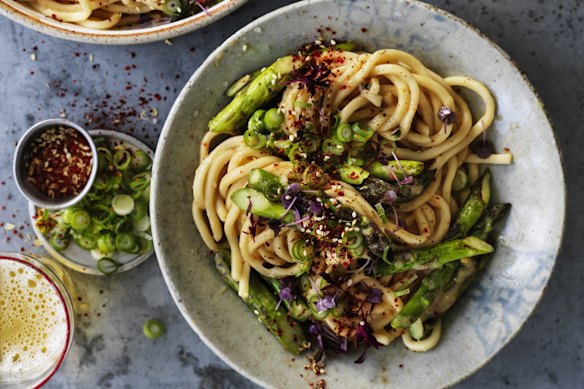 A much-loved Roman pasta dish gets a modern Asian makeover.