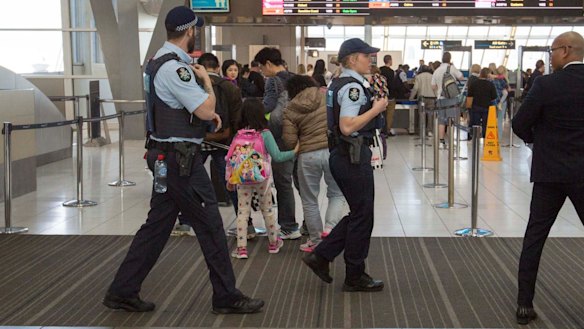 Security at all airports has been stepped up in light of the counter-terrorism operation.