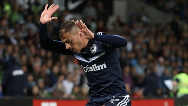 James Troisi is loving his time back at Melbourne Victory.