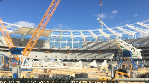 The new Perth stadium is set to open in 2018.