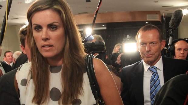Former prime minister Tony Abbott and his chief of staff Peta Credlin.