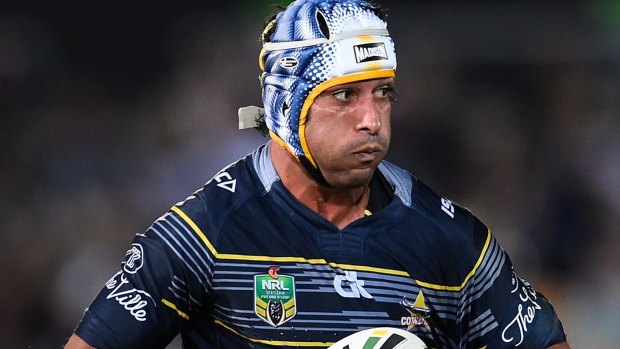 On form again: Johnathan Thurston of the Cowboys.