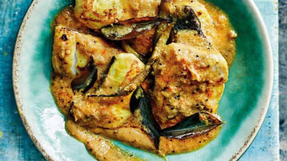 Swap butter chicken for this fragrant coconutty fish curry.