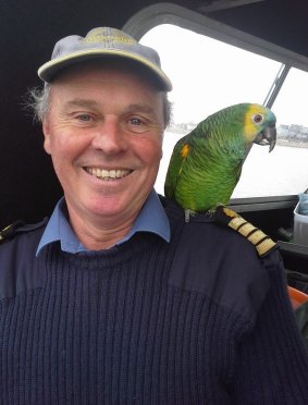 Paul Derham, owner of Mudeford Ferry, is himself a former cruise ship captain.