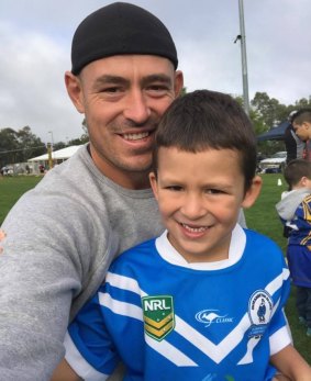 Star-studded footsteps: Jett is taking the lead from dad Terry Campese.