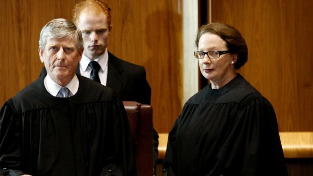 Justice Susan Kiefel at her swearing in to the Australian High Court in 2007.