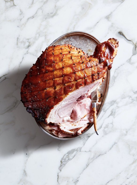 A ham from Vic's Premium Quality Meat.