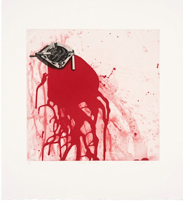 Tony Albert's Greetings from Appin is one of the new works in With Secrecy and Despatch, which marks the 200th-anniversary of the Appin massacre. 