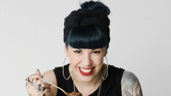 Shannon Martinez joins the team at Mary's Underground for Good Food Month in October 2019. 