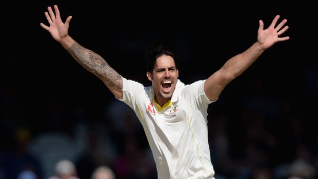 Enforcer: Mitchell Johnson has been backed to reach 400 Test wickets.