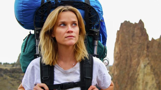 Reese Witherspoon as Cheryl Strayed in <i>Wild</i>.