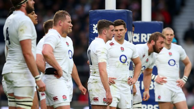 Coming up short: England narrowly missed out on the Six Nations title.