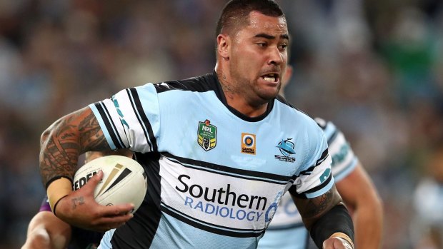 Andrew Fifita has been told to start 'behaving like an adult'. 