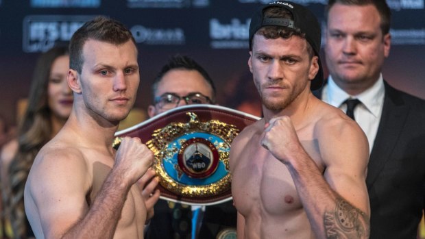 Tale of the tape: Gary Corcoran's camp say their taller fighter will have a physical advantage over Jeff Horn.