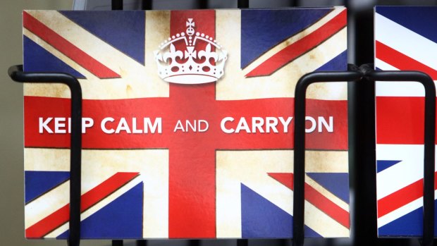 'Keep Calm and Carry On' has been replaced. 