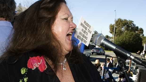 Gina Rinehart ... The High Court is expected to hear appeals by her and Angela Bennett against Rio Tinto and Sinosteel in Perth during August.