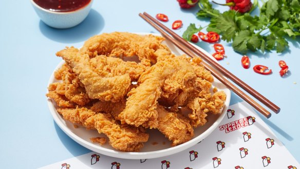 Korean fried chicken brand, Supreme Leader, is prepared in the same kitchen as dishes from Noodle Box.