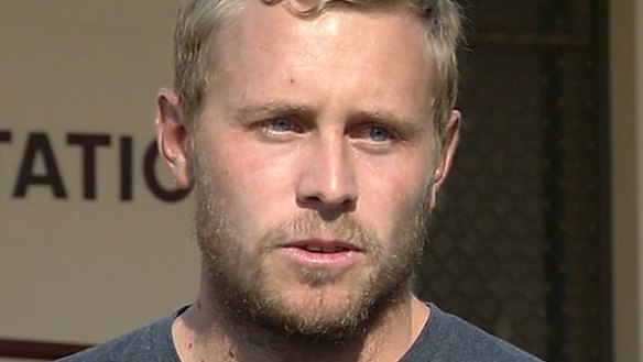 Star of Courage: Joel Trist was awarded one of Australia's highest bravery awards for his part in rescuing a friend after a shark attack