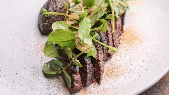 Making the most of good produce at The Garden State Hotel: Wagyu skirt steak.