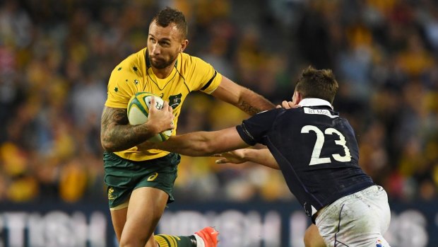 In demand: Alan Jones wants Quade Cooper for his Barbarians squad to play the Wallabies.