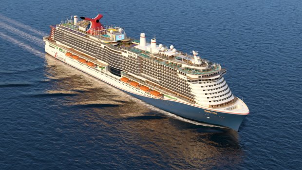 Carnival's Mardi Gras will easily be the largest in the cruise line's fleet, carrying 6630 passengers. 