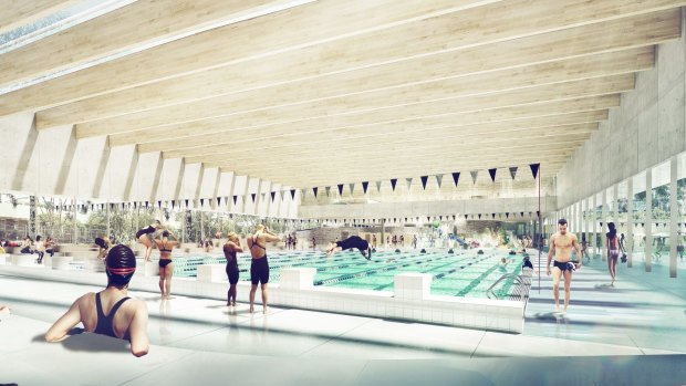 The $84 million new aquatic centre will be completed by early 2020.