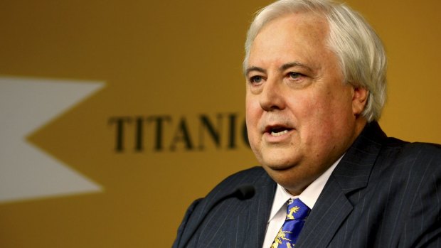 Clive Palmer says Queensland Nickel is "certainly finished" but it could be operating again in a short period of time.