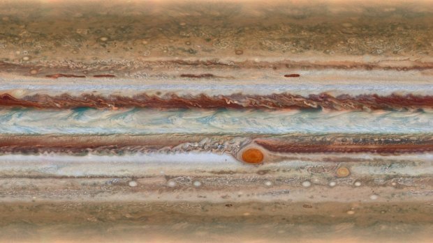 New footage from NASA suggests Jupiter's famous Great Red Spot may be shrinking.