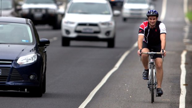 Joe Patamisi races cars from Wyndham to Melbourne's Federation Square during a recent challenge featured in The Age. 