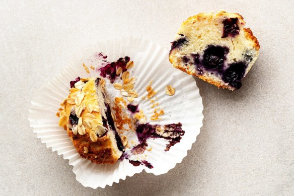 Don't over-mix your muffin batter.