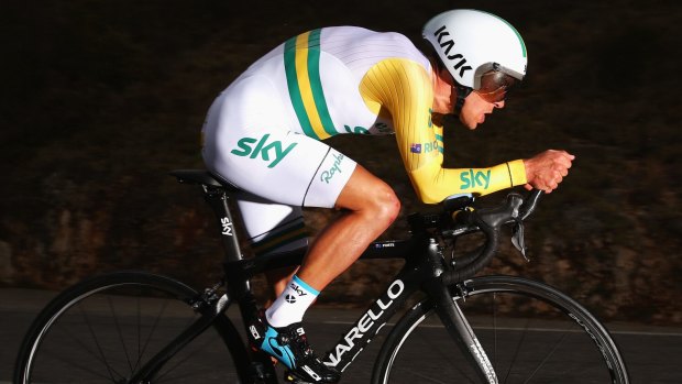 Australia's national time trial champion Richie Porte powers to victory in the Paris-Nice on Sunday.