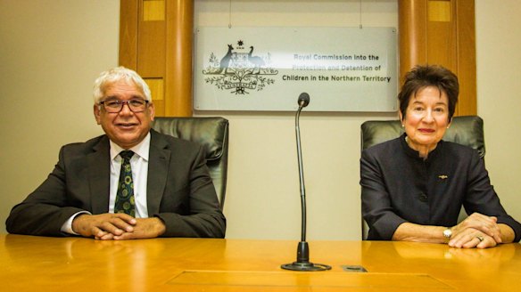 Commissioners Mick Gooda and Margaret White, AO, headed the Royal Commission.