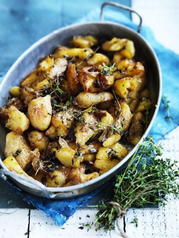 Tasty treat: Twice-cooked kipfler potatoes.